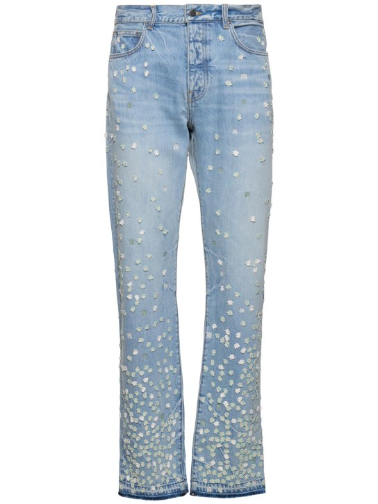 LuisaViaRoma AmiriJeans dritti in denim / decorazioni