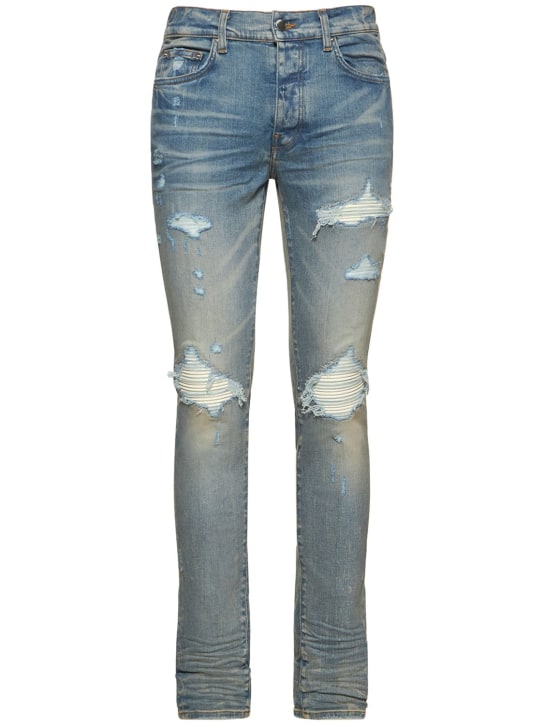 LuisaViaRoma AmiriJeans MX1 In Denim Ultra Suede 15cm