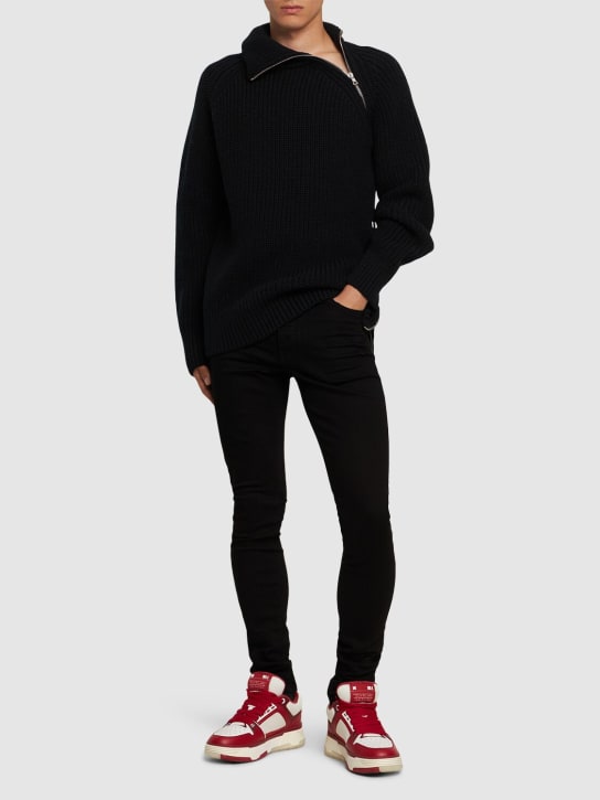 LuisaViaRoma AmiriJeans Stack In Denim Di Cotone 15cm