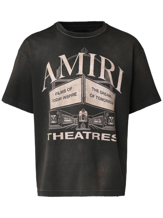 LuisaViaRoma AmiriT-shirt oversize Theaters in cotone