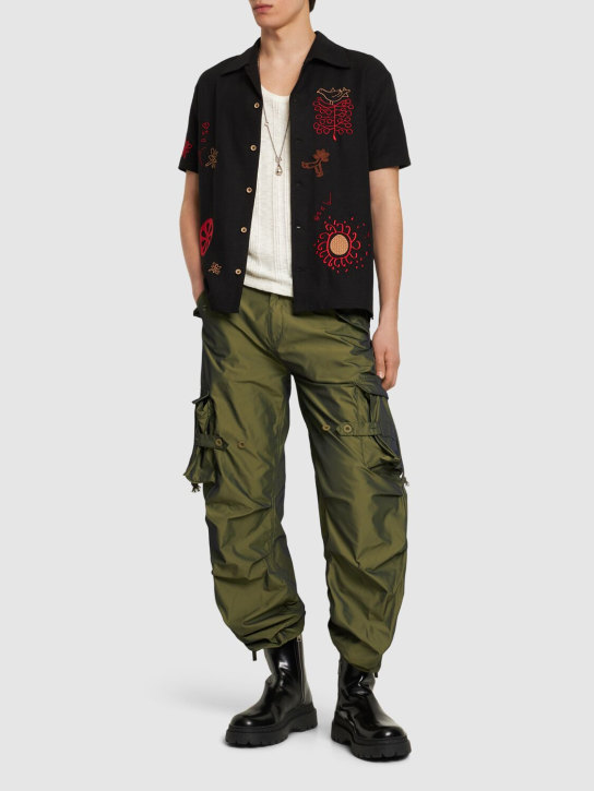 LuisaViaRoma Andersson BellCamicia In Lino E Cotone / Ricami