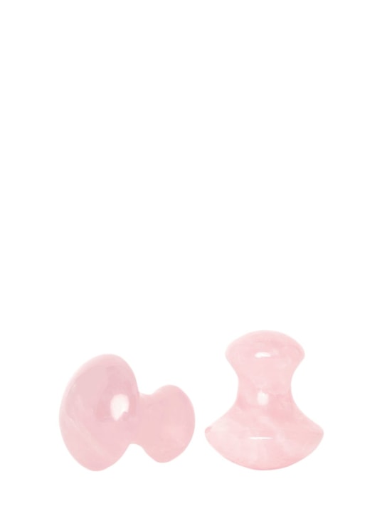 LuisaViaRoma Angela CagliaSet di roller in quarzo rosa