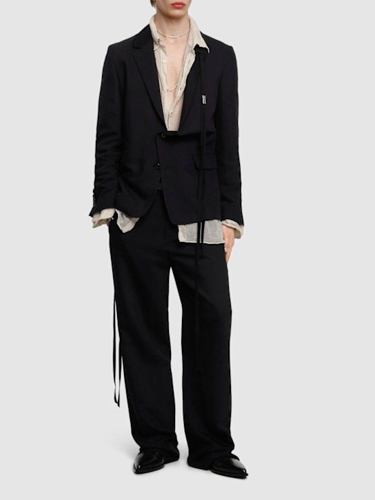 LuisaViaRoma Ann DemeulemeesterBlazer Galm Asimmetrico