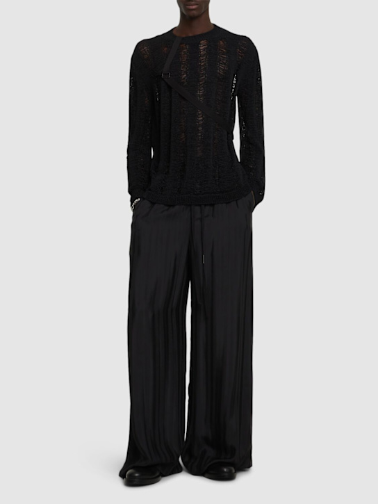 LuisaViaRoma Ann DemeulemeesterMaglia Oversize Impunturata