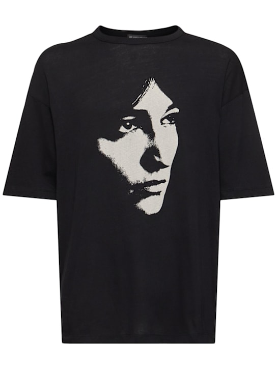 LuisaViaRoma Ann DemeulemeesterT-shirt Dieter boxy fit stampata