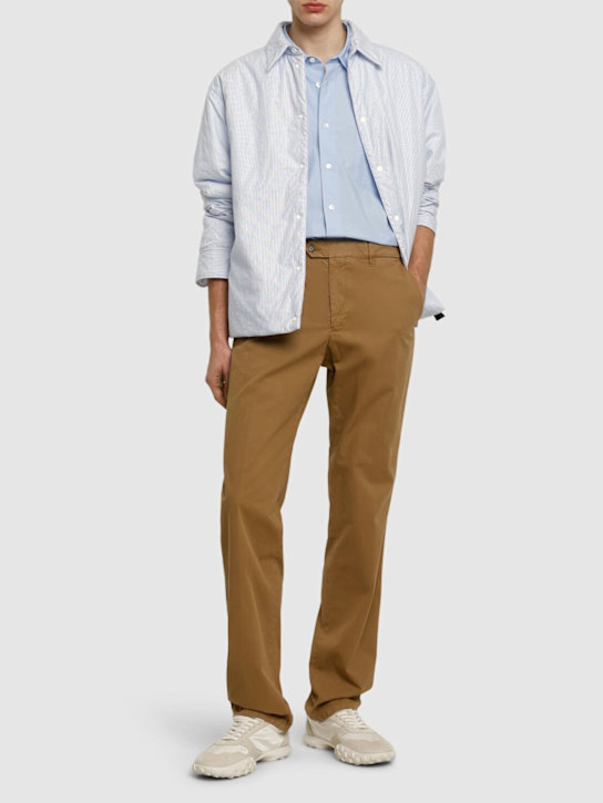 LuisaViaRoma ASPESIPantaloni Tinti In Capo In Gabardina Di Cotone