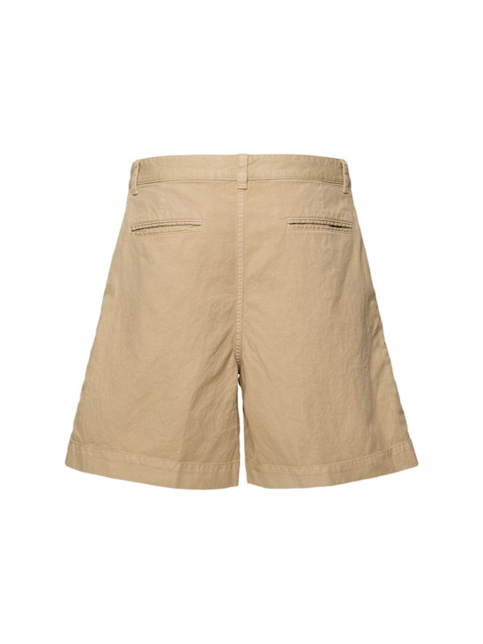 LuisaViaRoma ASPESIShorts In Cotone E Lino Tinti In Capo