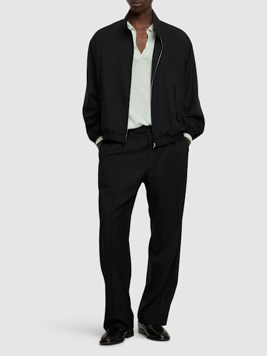 LuisaViaRoma AuraleeGiacca Con Zip In Lana Tropical Super Fine