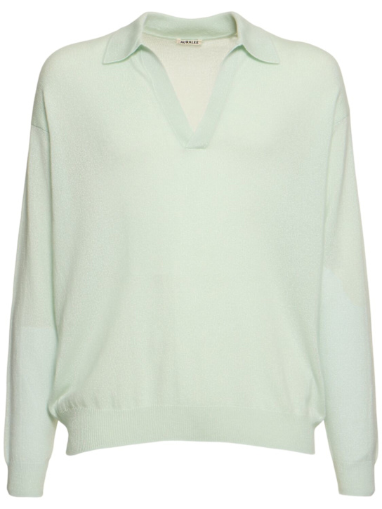 LuisaViaRoma AuraleePolo in maglia fine di cashmere e seta