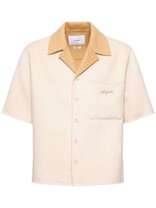 LuisaViaRoma Axel ArigatoCamicia bowling Holiday in misto lana