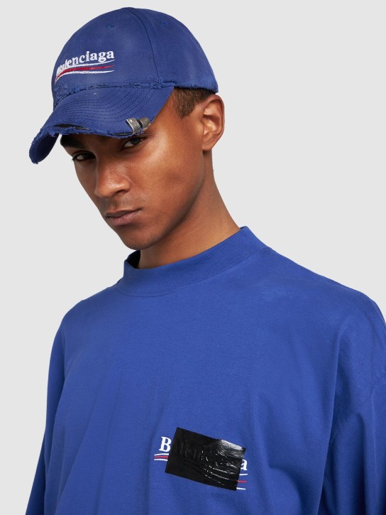 LuisaViaRoma BalenciagaCappello Political In Drill Di Cotone