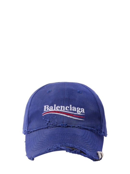 LuisaViaRoma BalenciagaCappello Political in drill di cotone