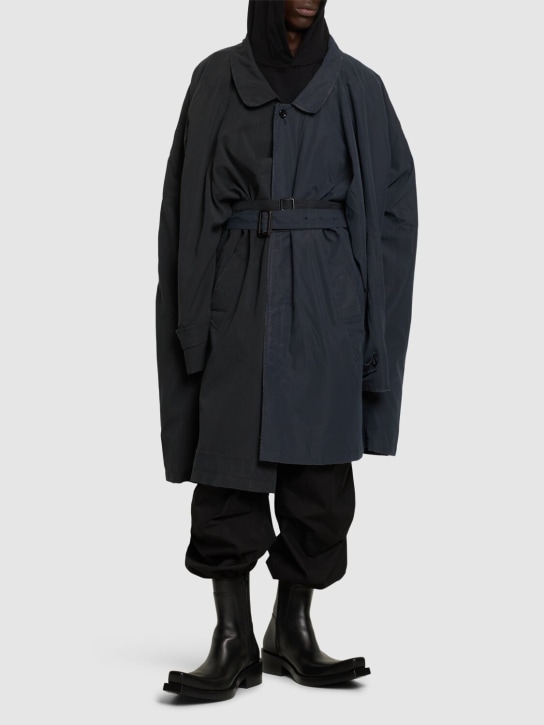 LuisaViaRoma BalenciagaCappotto In Lana Con Maniche Doppie