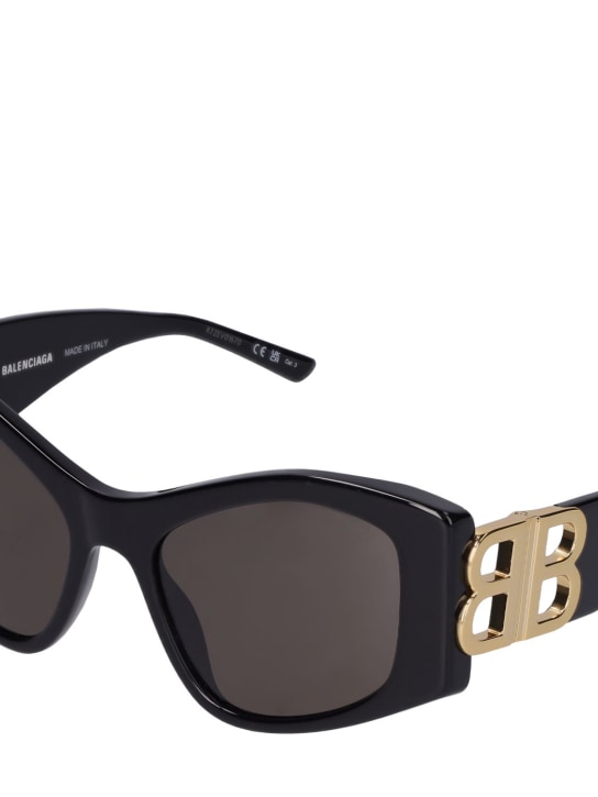 LuisaViaRoma BalenciagaDyn D-Frame XL Acetate Sunglasses