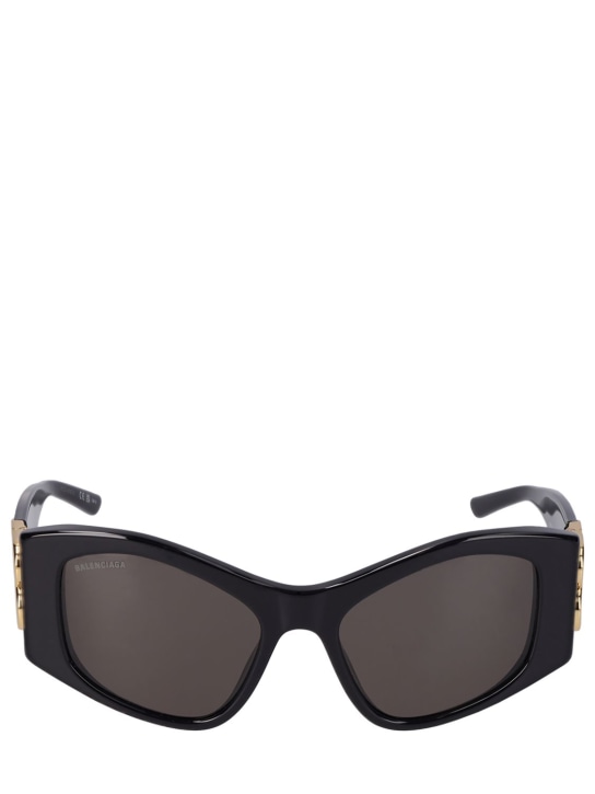 LuisaViaRoma BalenciagaDyn D-Frame XL acetate sunglasses