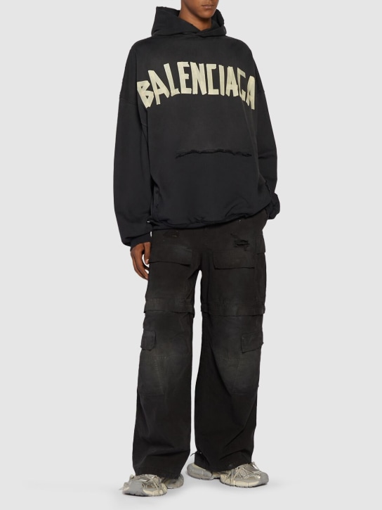 LuisaViaRoma BalenciagaFelpa In Cotone Con Cappuccio