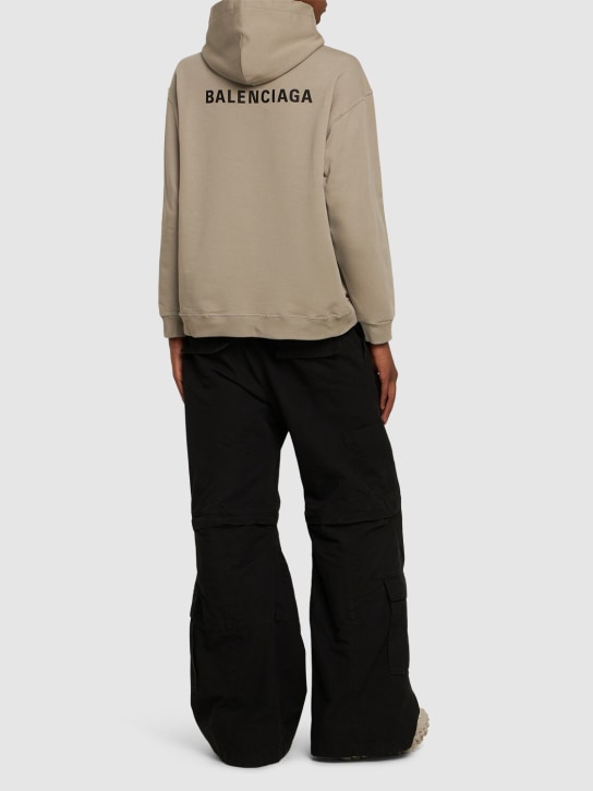 LuisaViaRoma BalenciagaFelpa In Cotone Con Cappuccio