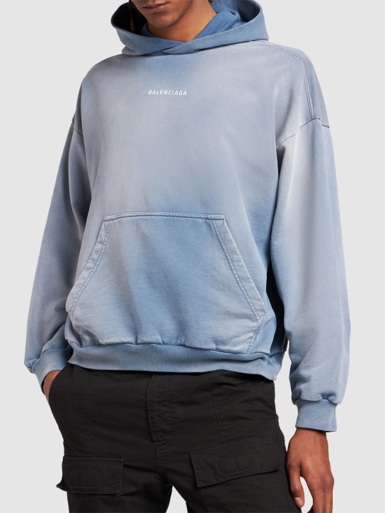 LuisaViaRoma BalenciagaFelpa In Cotone Con Cappuccio
