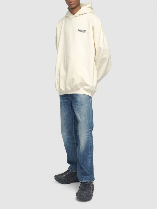 LuisaViaRoma BalenciagaFelpa In Cotone Con Cappuccio
