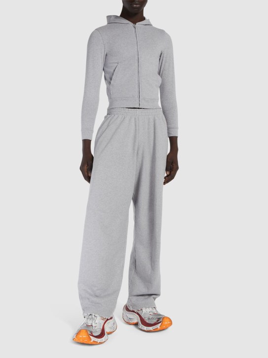 LuisaViaRoma BalenciagaFelpa In Cotone Stretch Con Logo E Cappuccio