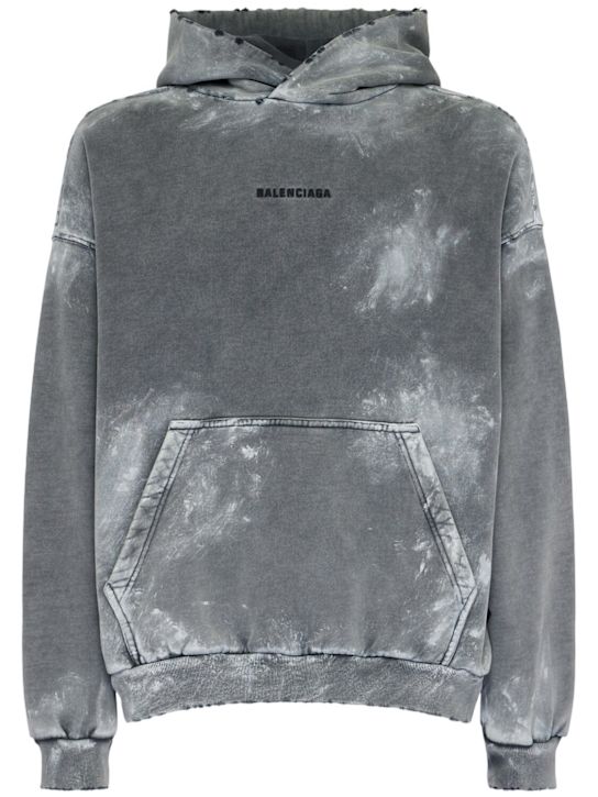 LuisaViaRoma BalenciagaFelpa vintage in cotone lavato con cappuccio