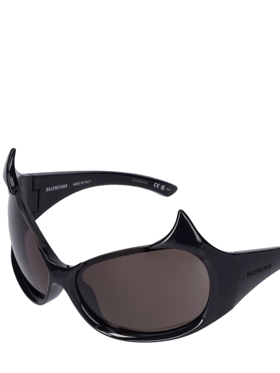 LuisaViaRoma BalenciagaGotham Cat Eye Acetate Sunglasses