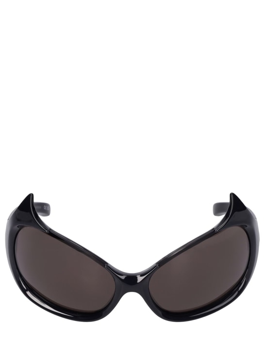 LuisaViaRoma BalenciagaGotham cat eye acetate sunglasses