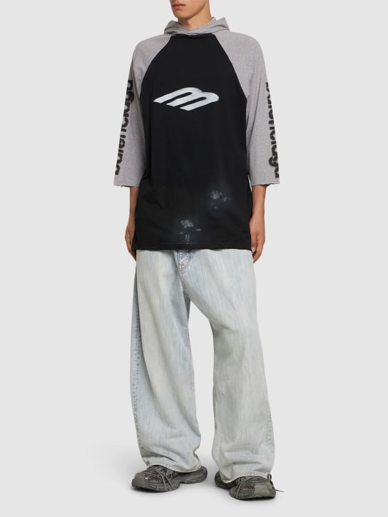 LuisaViaRoma BalenciagaJeans Baggy Fit In Denim Di Cotone