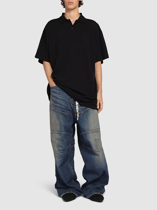 LuisaViaRoma BalenciagaJeans Baggy In Denim Di Cotone