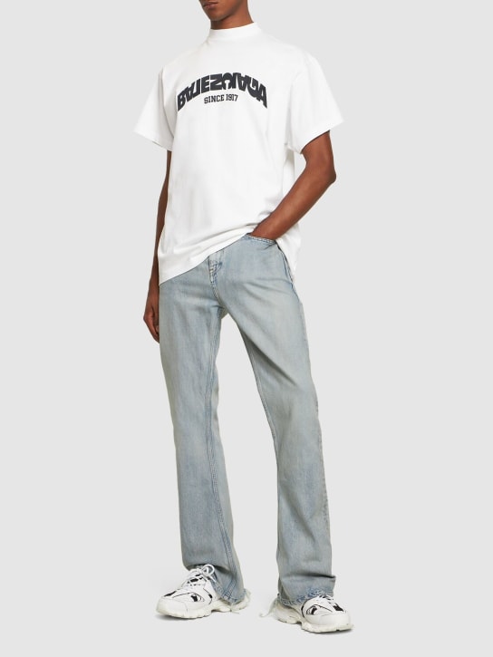LuisaViaRoma BalenciagaJeans Bootcut In Denim Di Cotone