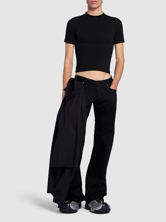 LuisaViaRoma BalenciagaJeans Vita Bassa In Cotone A Strati