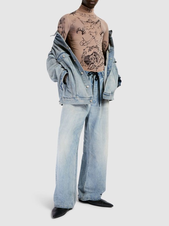 LuisaViaRoma BalenciagaPantaloni Baggy Oversize In Denim