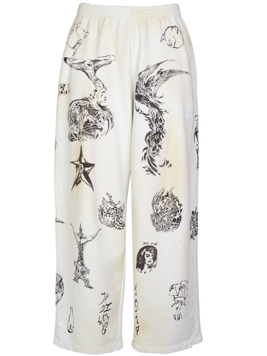 LuisaViaRoma BalenciagaPantaloni baggy Tattoo in felpa