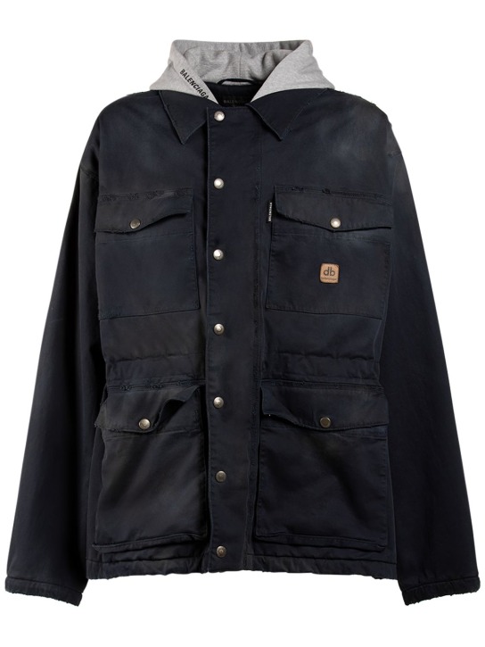 LuisaViaRoma BalenciagaParka oversize in misto cotone