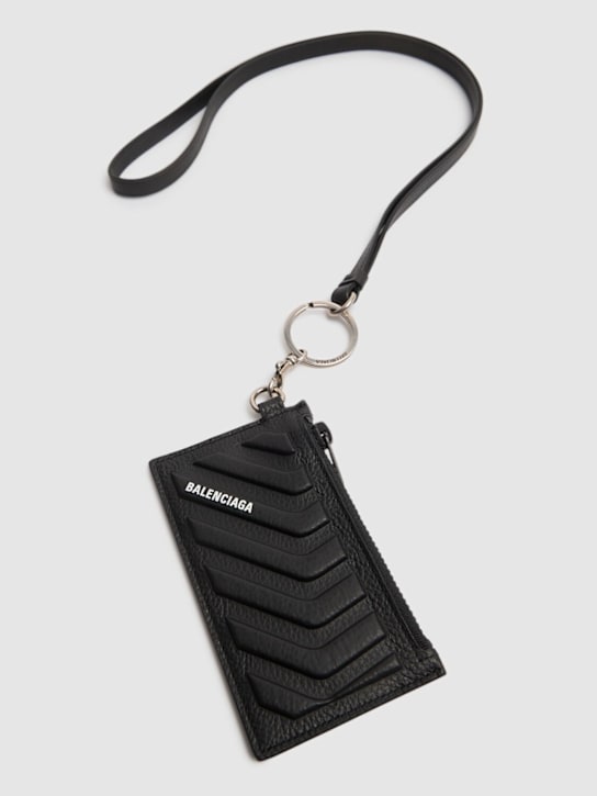 LuisaViaRoma BalenciagaPorta Accendino In Pelle Con Portachiavi