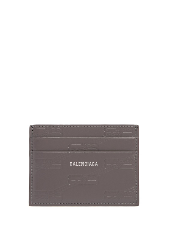 LuisaViaRoma BalenciagaPorta carte di credito in pelle BB monogram