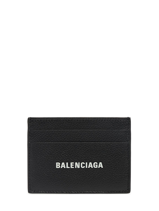 LuisaViaRoma BalenciagaPorta carte di credito in pelle con logo