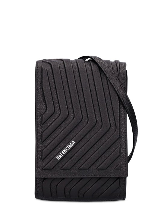 LuisaViaRoma BalenciagaPorta cellulare in pelle con tracolla
