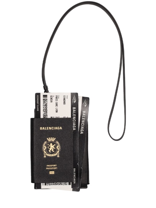 LuisaViaRoma BalenciagaPorta cellulare Passport in pelle