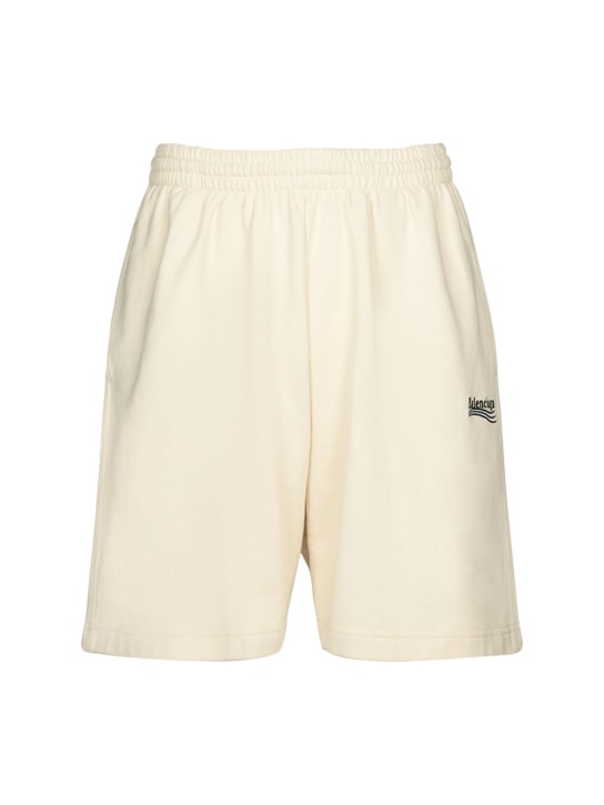 LuisaViaRoma BalenciagaShorts in felpa di cotone con logo