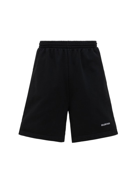LuisaViaRoma BalenciagaShorts in felpa di cotone con logo