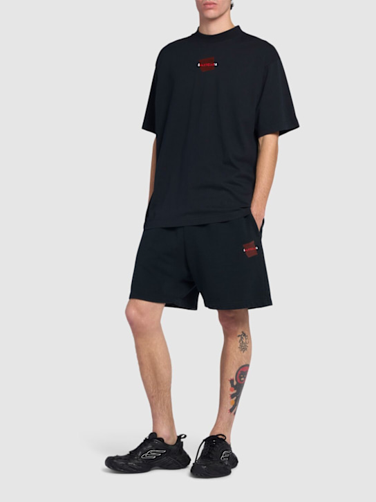 LuisaViaRoma BalenciagaShorts In Felpa Di Cotone / Logo