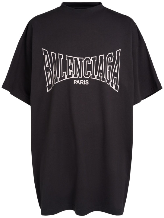 LuisaViaRoma BalenciagaT-shirt Boxing in cotone effetto vintage