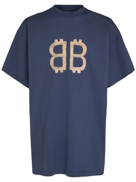 LuisaViaRoma BalenciagaT-shirt Crypto in cotone stampato