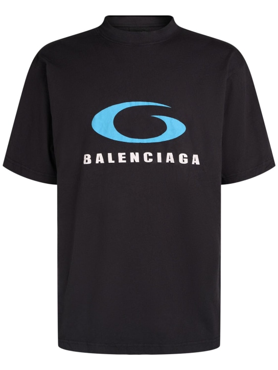 LuisaViaRoma BalenciagaT-shirt Icon in cotone stampato