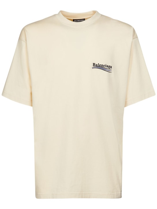 LuisaViaRoma BalenciagaT-shirt in cotone con ricamo logo