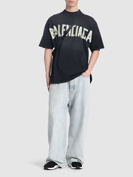 LuisaViaRoma BalenciagaT-shirt In Cotone Effetto Vintage