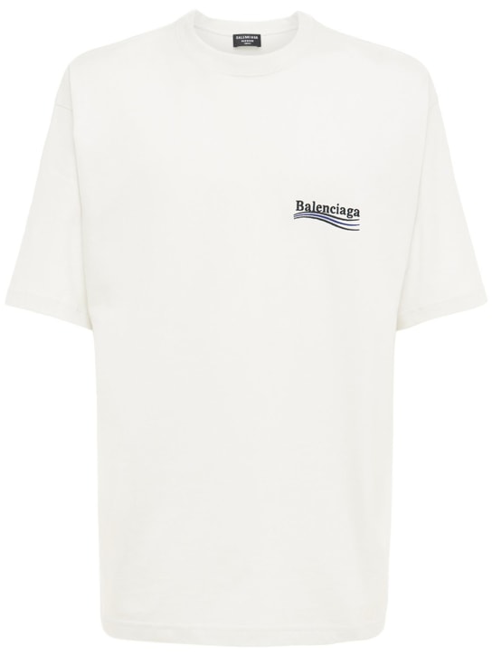 LuisaViaRoma BalenciagaT-shirt in jersey di cotone con logo