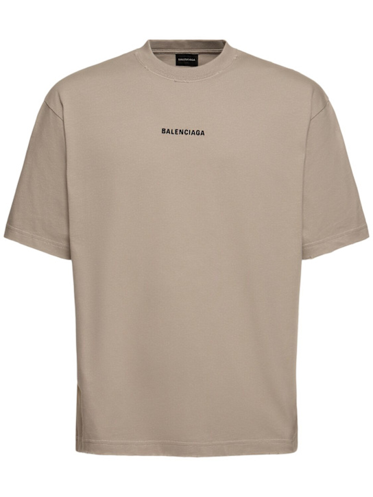 LuisaViaRoma BalenciagaT-shirt in jersey di cotone effetto vintage