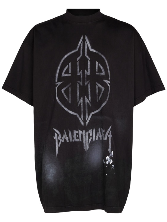 LuisaViaRoma BalenciagaT-shirt Metal Bb in cotone vintage